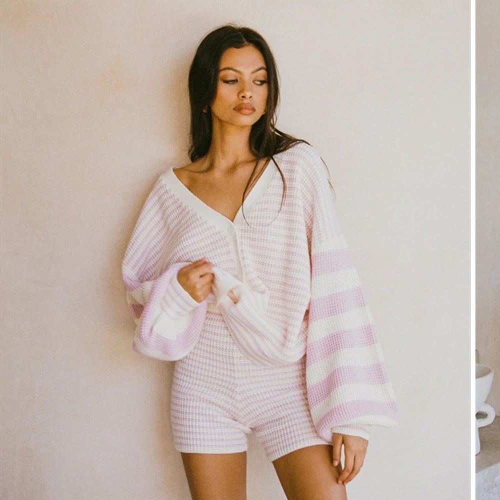 Sabo skirt shorts and cardigan